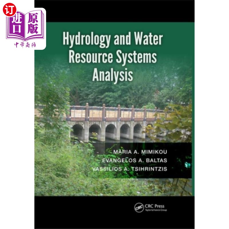 海外直订Hydrology and Water Resource Systems Analysis 水文与水资源系统分析