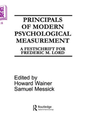 海外直订Principals of Modern Psychological Measurement 现代心理测量原理