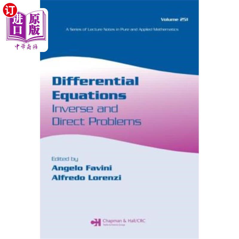 海外直订Differential Equations: Inverse and Direct Problems 微分方程:逆问题与直接问题