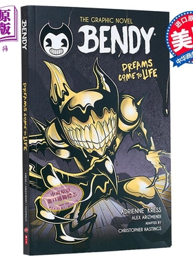 预售 班迪与油印机绘本小说1 梦想成真 英文原版 Dreams Come to Life Bendy Graphic Novel1 Adrienne Kress【中商原版】