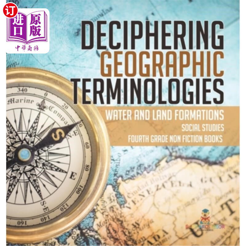 海外直订Deciphering Geographic Terminologies Water and Land Formations Social Studies Th 解析地理术语水和陆地形成社