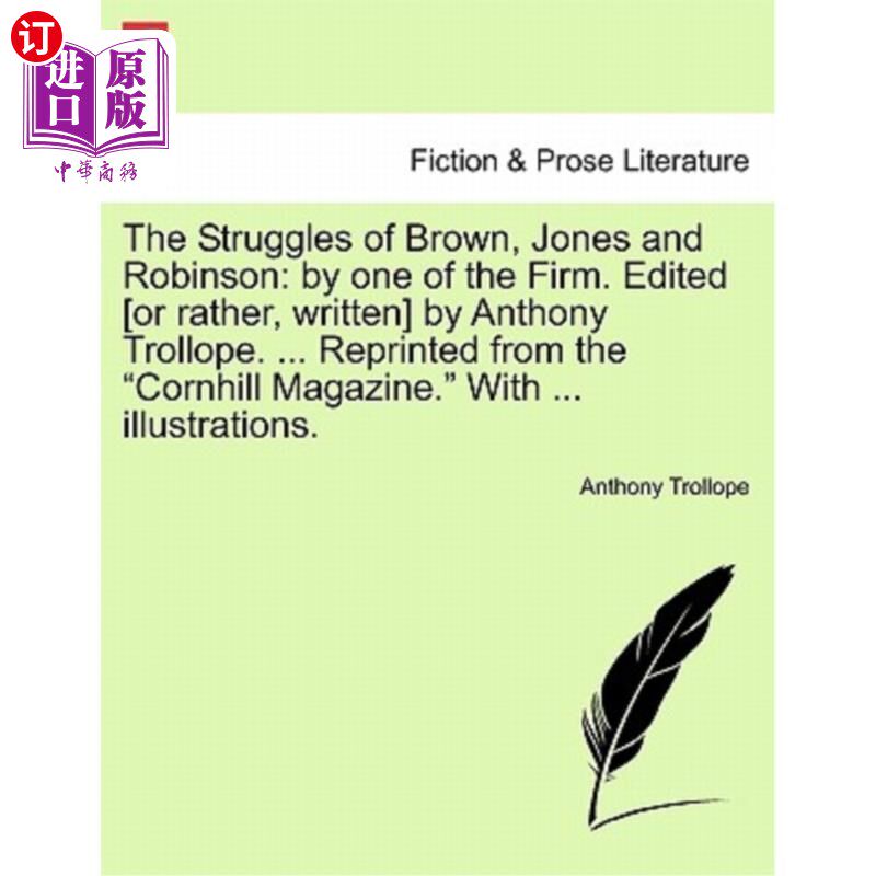 海外直订The Struggles of Brown, Jones and Robinson: By One of the Firm. Edited [Or Rathe 布朗、琼斯和罗宾逊的斗争：