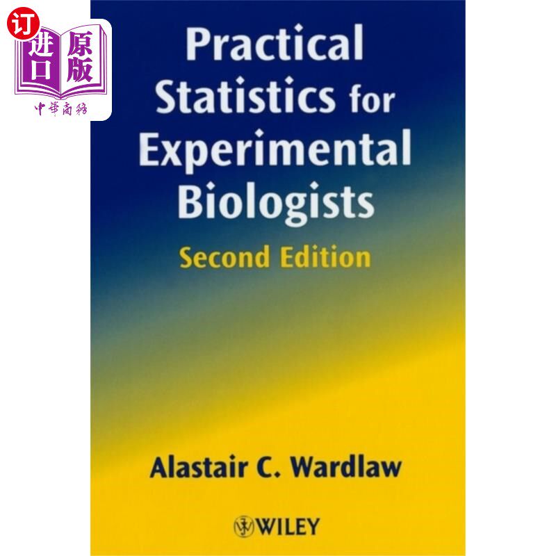 海外直订Practical Statistics for Experimental Biologists... 实验生物学家实用统计学