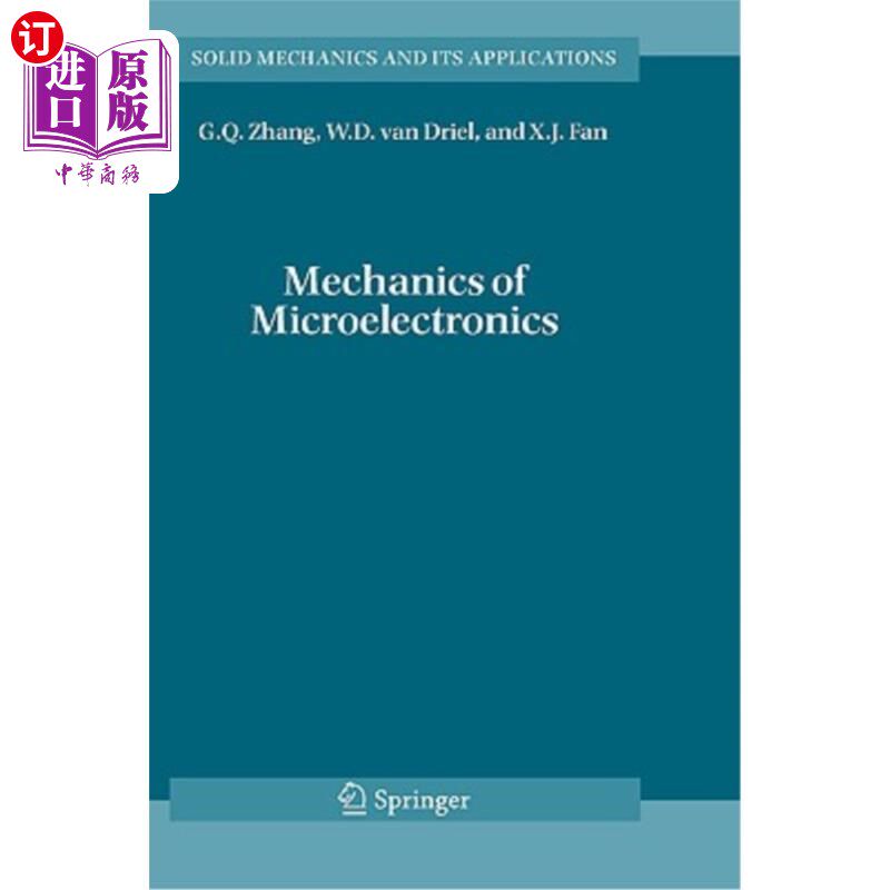 海外直订Mechanics of Microelectronics 微电子力学