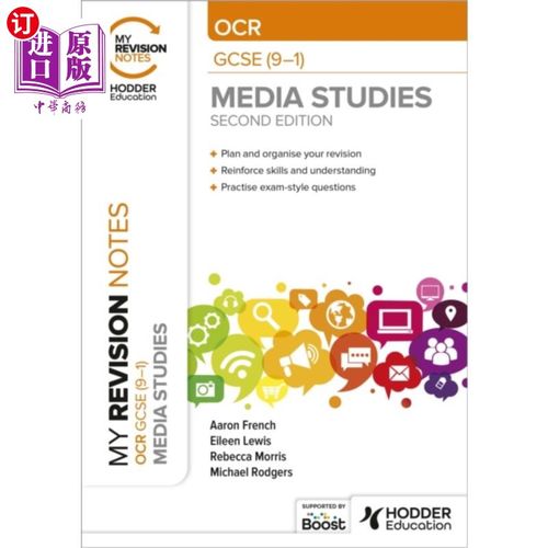 海外直订My Revision Notes: OCR GCSE (9–1) Media Studies ... 我的修订说明:OCR GCSE(9-1)媒体研究第二版