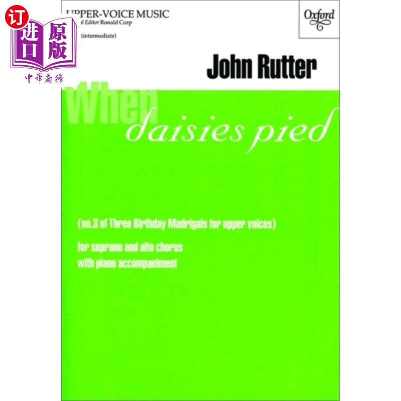 海外直订When daisies pied 当雏菊啜泣时