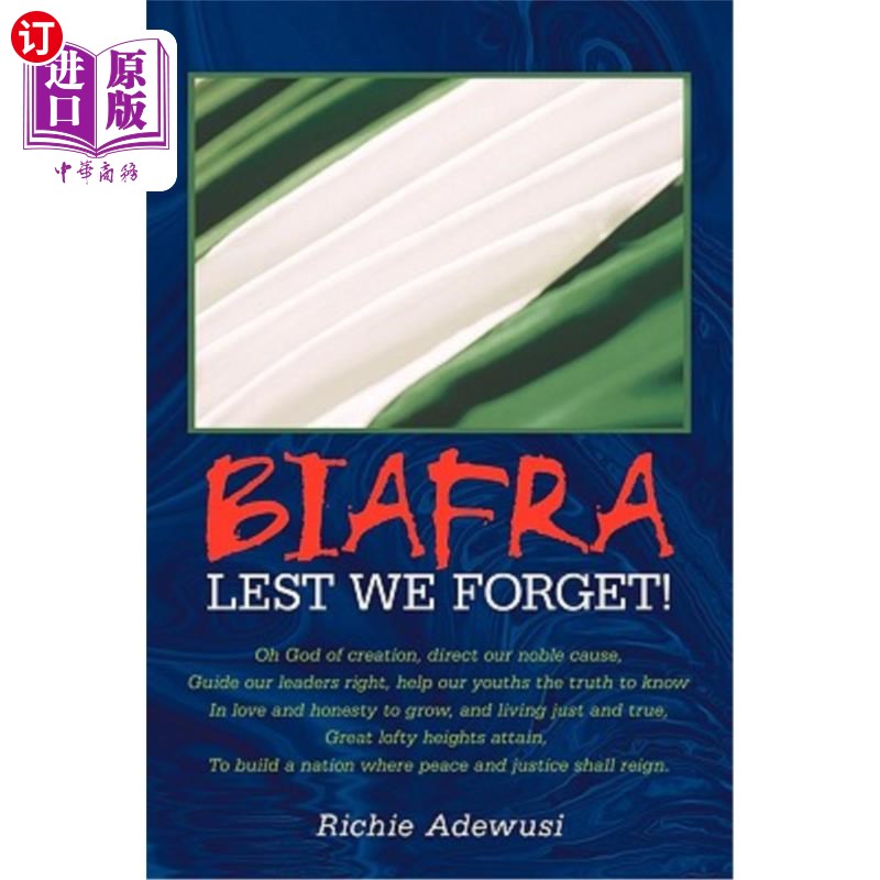 海外直订Biafra: Lest We Forget! 比夫拉：以免我们忘记！