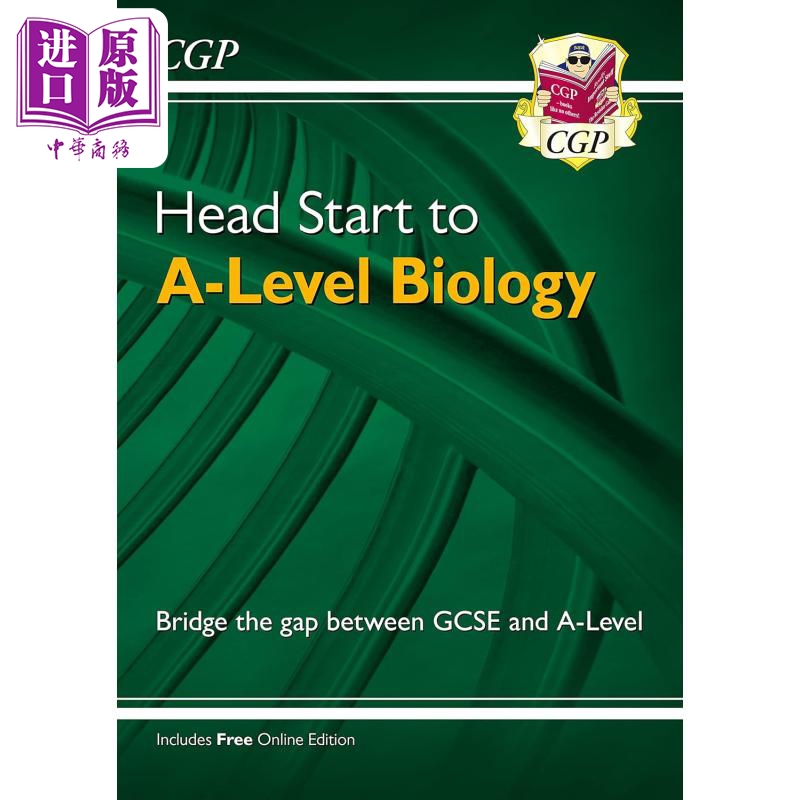 英国原版CGP教辅 New Head Start to A-level Biology Alevel 生物新开始学习【中商原版】