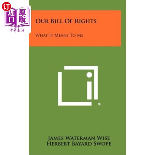 海外直订Our Bill of Rights: What It Means to Me 我们的权利法案：它对我意味着什么