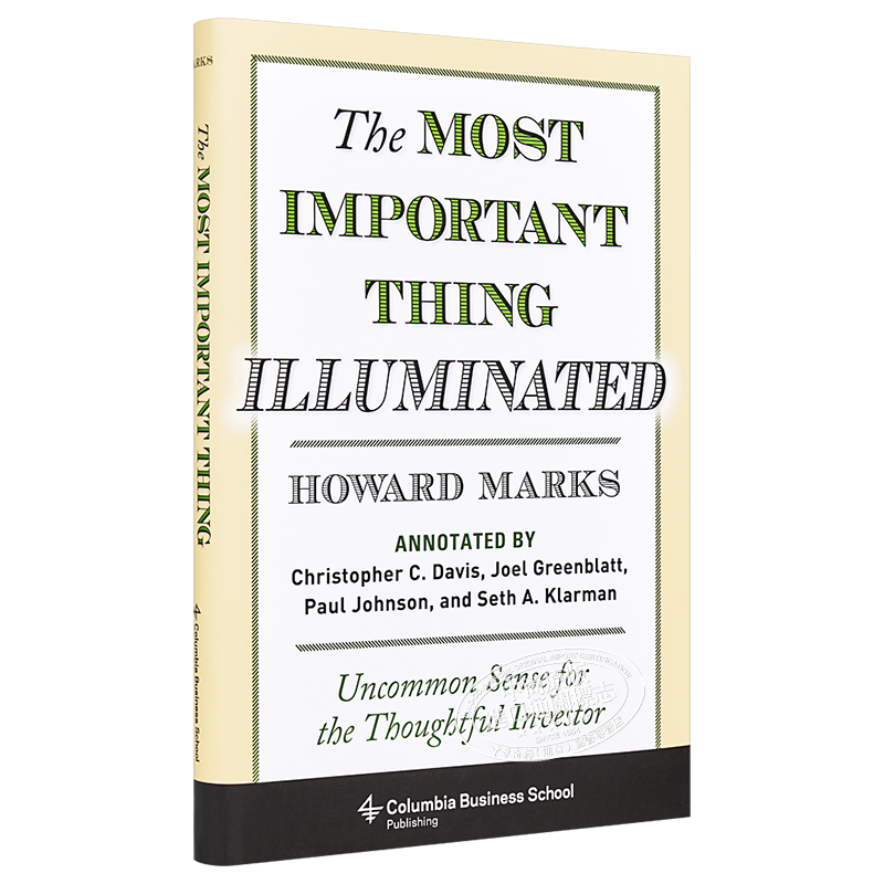 预售 投资重要的事 The Most Important Thing Illuminated 英文原版 Howard Marks【中商原版】