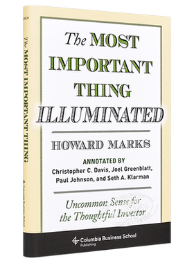 预售 投资重要的事 The Most Important Thing Illuminated 英文原版 Howard Marks【中商原版】