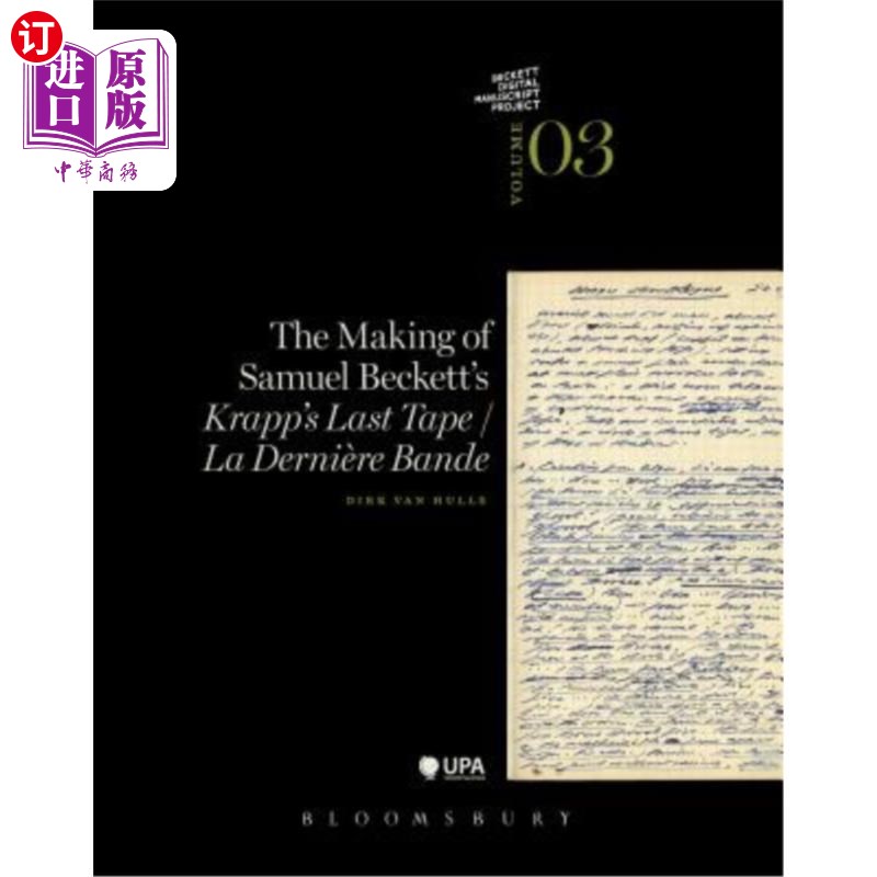 海外直订The Making of Samuel Beckett's 'Krapp's Last Tape'/'la Derniere Bande' 塞缪尔·贝克特《克拉普的最后一盘磁带