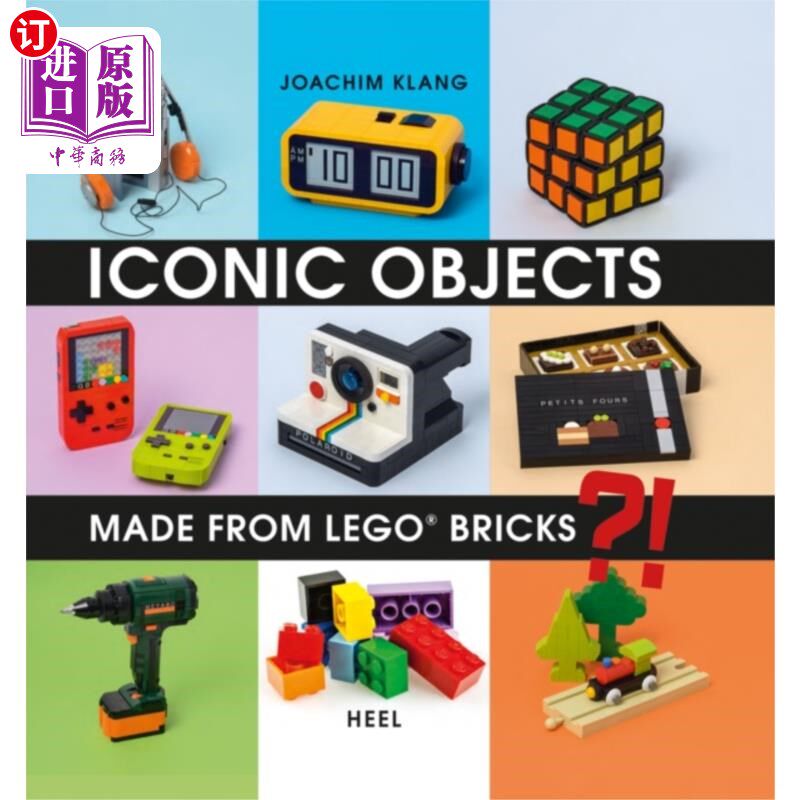 海外直订Iconic Objects Made From LEGO (R) Bricks 由乐高积木制成的标志性物体