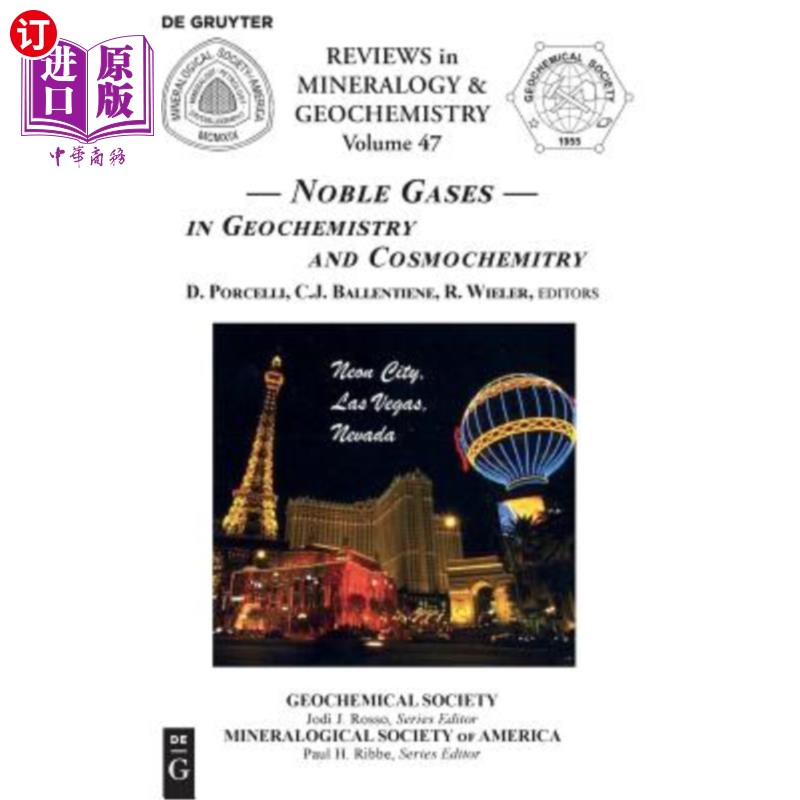 海外直订Noble Gases: In Geochemistry and Cosmochemistry 稀有气体：地球化学和宇宙化学