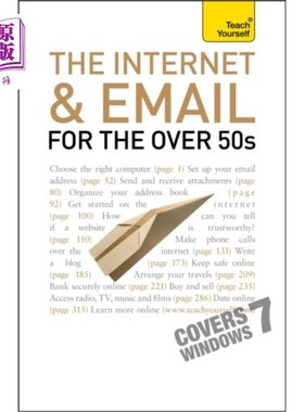 海外直订Internet and Email For The Over 50s: Teach Yours... 50岁以上的人:自学互联网和电子邮件