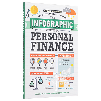 【中商原版】图解个人投资 英文原版 Infographic Guide to Personal Finance Adams Media 经济读物 个人投资