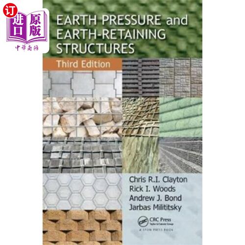 海外直订Earth Pressure and Earth-Retaining Structures 土压力和挡土结构