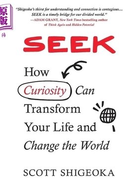 预售 探索 好奇心如何改变你的生活和世界 英文原版 Seek How Curiosity Can Transform Your Life【中商原版】