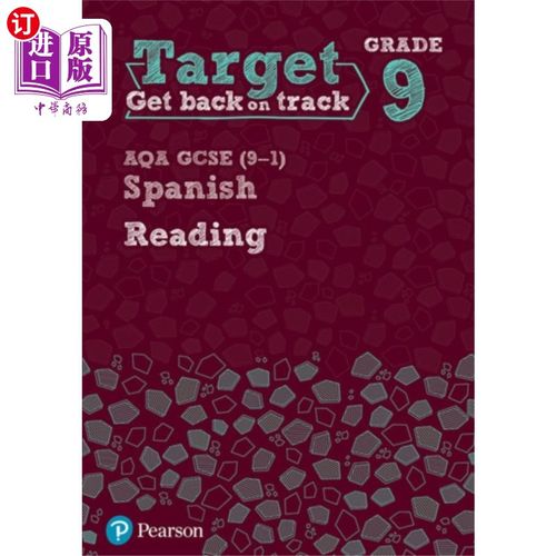 海外直订Target Grade 9 Reading AQA GCSE (9-1) Spanish Wo... 目标9年级阅读AQA GCSE(9-1)西班牙语练习册