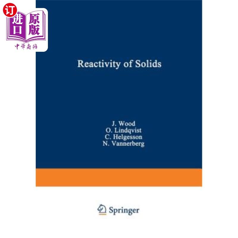 海外直订Reactivity of Solids 固体的反应性