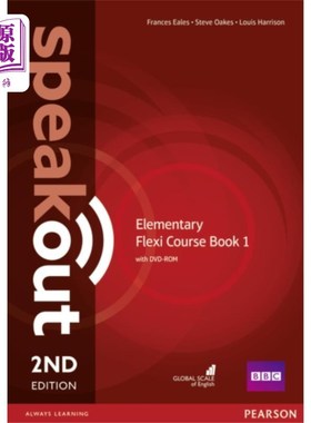海外直订Speakout Elementary 2nd Edtion Flexi Coursebook ... Speakout初级第二版弹性教材1包