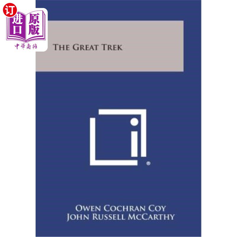 海外直订The Great Trek 民族大迁徙 - 实物图