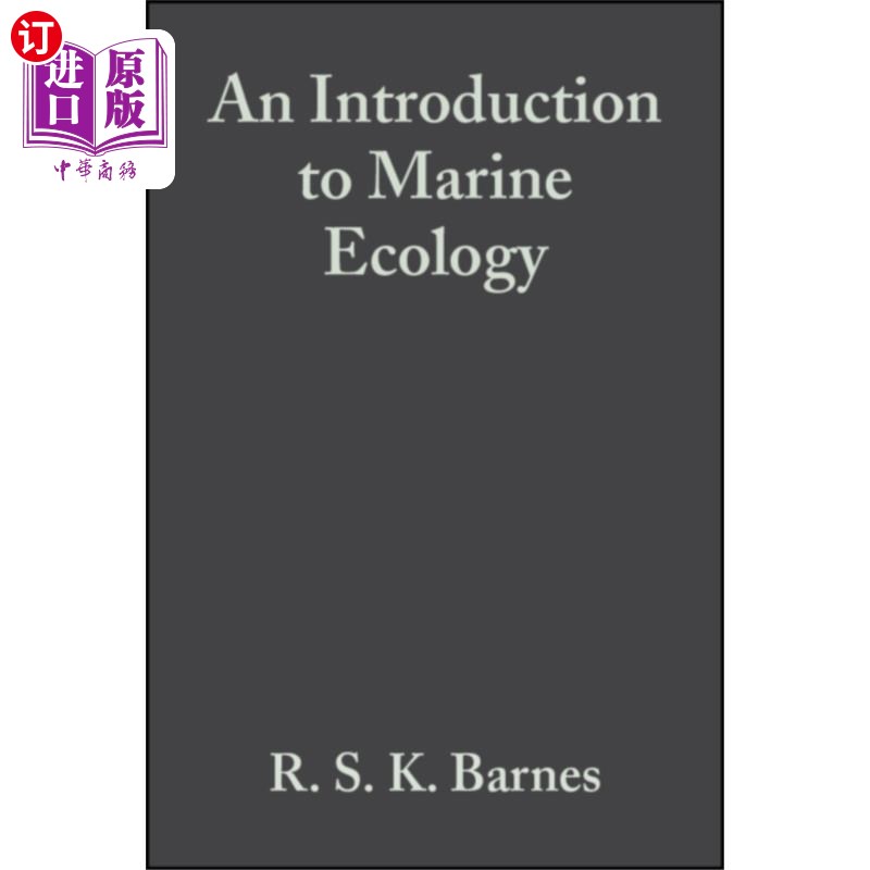 海外直订Introduction to Marine Ecology 3e 海洋生态学概论