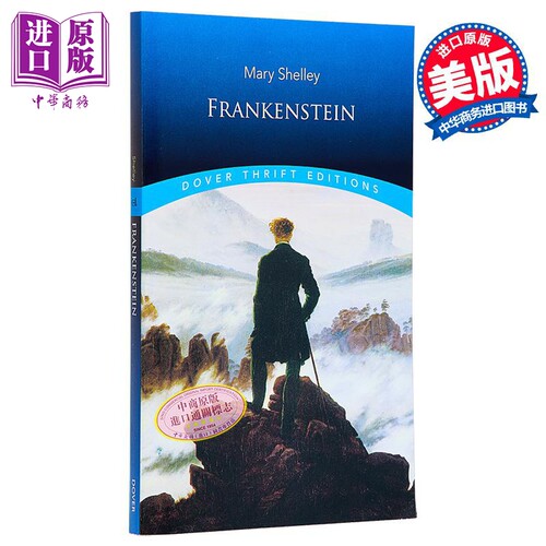 玛丽 雪莱 弗兰肯斯坦 科学怪人 Dover Thrift Editions Frankenstein 英文原版 Mary Shelley 奇幻恐怖小说【中商原版】