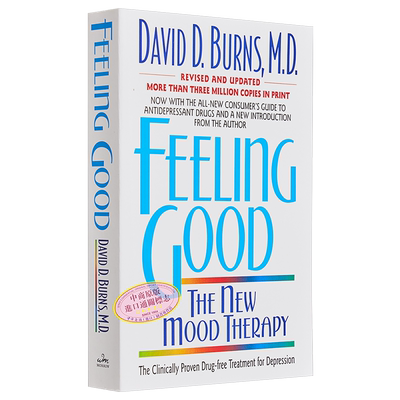 伯恩斯新情绪疗法 修订和更新版 英文原版 David D BurnsFeeling Good The New Mood Therapy【中商原版】