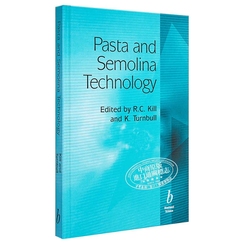 现货 意大利面食与粗粒面粉技术 Pasta And Semolina Technology Ron Kill 英文原版【中商原版】wiley