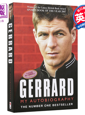 【中商原版】[英文原版]Gerrard:My Autobiography利特浦LFC杰拉德自传记*平装