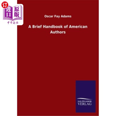海外直订A Brief Handbook of American Authors 美国作家简本
