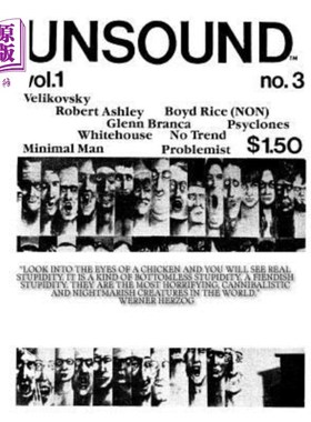 海外直订Unsound, Volume 1, #3 不健全，1号，3号