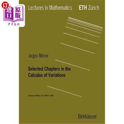 海外直订Selected Chapters in the Calculus of Variations 《变分法》精选章节