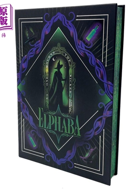 预售 魔法坏女巫 艾芙芭笔记本日记本精致复古刷边手账本高颜值 英文版 Wicked Elphaba Thropp Hardcover Journal 魔法坏女巫周边