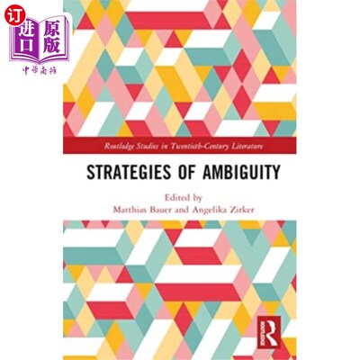 海外直订Strategies of Ambiguity 歧义策略