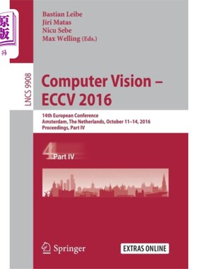 海外直订Computer Vision - ECCV 2016 计算机视觉-ECCV 2016