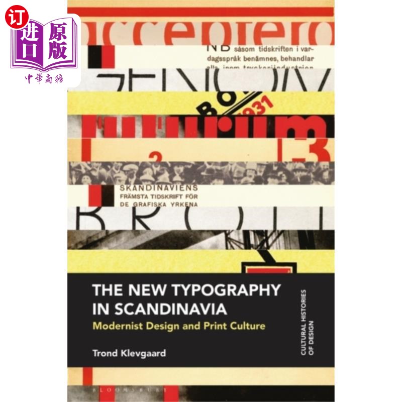 海外直订New Typography in Scandinavia 斯堪的纳维亚半岛的新版式