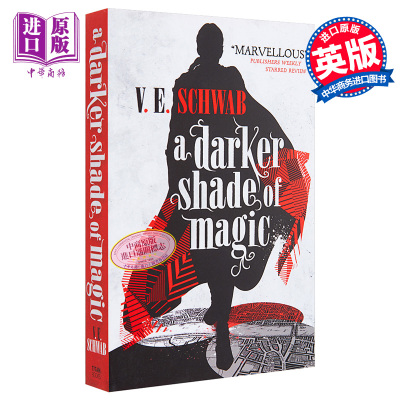预售 伦敦魔法师·卷一 暗黑魔法 英文原版 A Darker Shade of Magic 魔法阴影 奇幻小说 V. E. Schwab 维多利亚.舒瓦【中商原版】