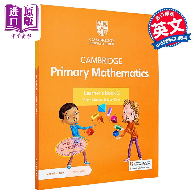预售 NEW Cambridge Primary Mathematics Learner's Book 2 新剑桥小学数学学生书二年级 英文原版进口教材【中商原版】