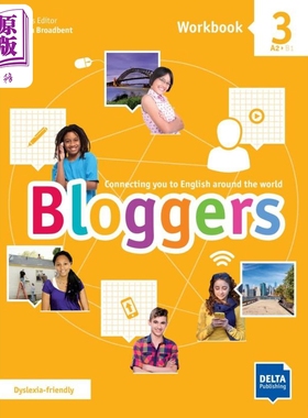 Bloggers 3 Workbook Delta for Teens CEFRA2-B1 博客3练习册 青少儿英语 英文原版进口图书教材教辅参考书 ELT【中商原版】