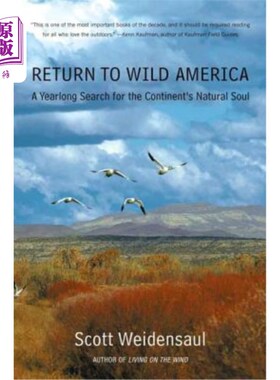 海外直订Return to Wild America: A Yearlong Search for the Continent's Natural Soul 回归狂野的美洲:长达一年的对大陆