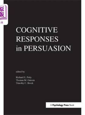 海外直订Cognitive Responses in Persuasion 说服中的认知反应