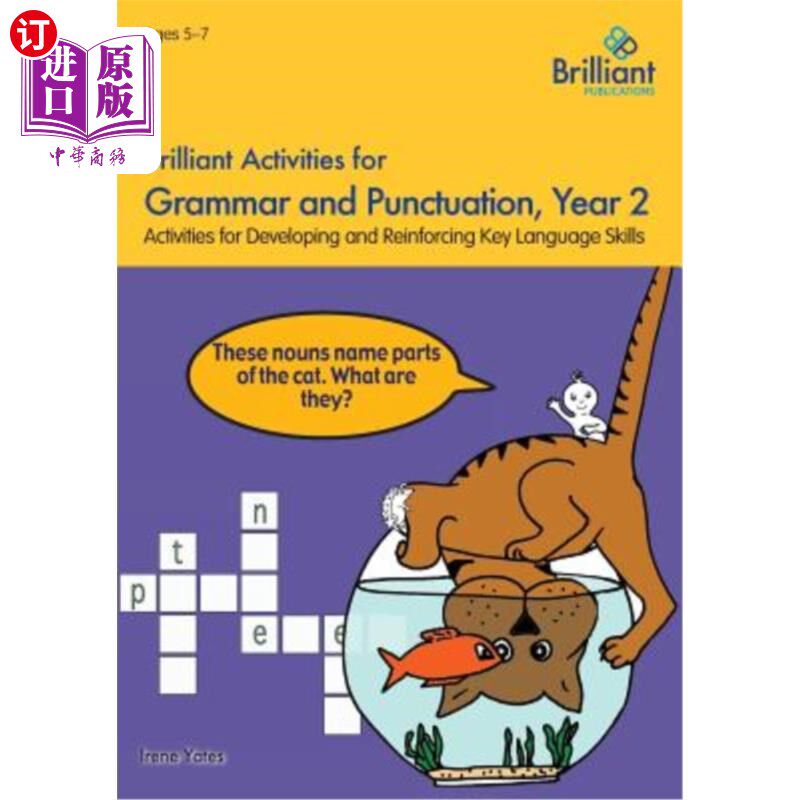 海外直订Brilliant Activities for Grammar and Punctuation, Year 2: Activities for Develop 语法和标点的精彩活动，二年