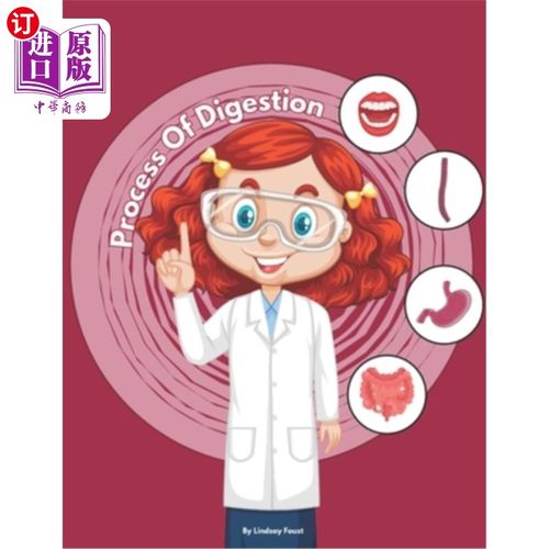 海外直订The Process Of Digestion For Kids An Interactive Book With Lesson Plan: Engaging 孩子的消化过程：一本带课程