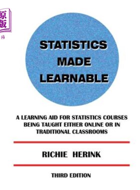 海外直订Statistics Made Learnable 使统计学成为可学习的