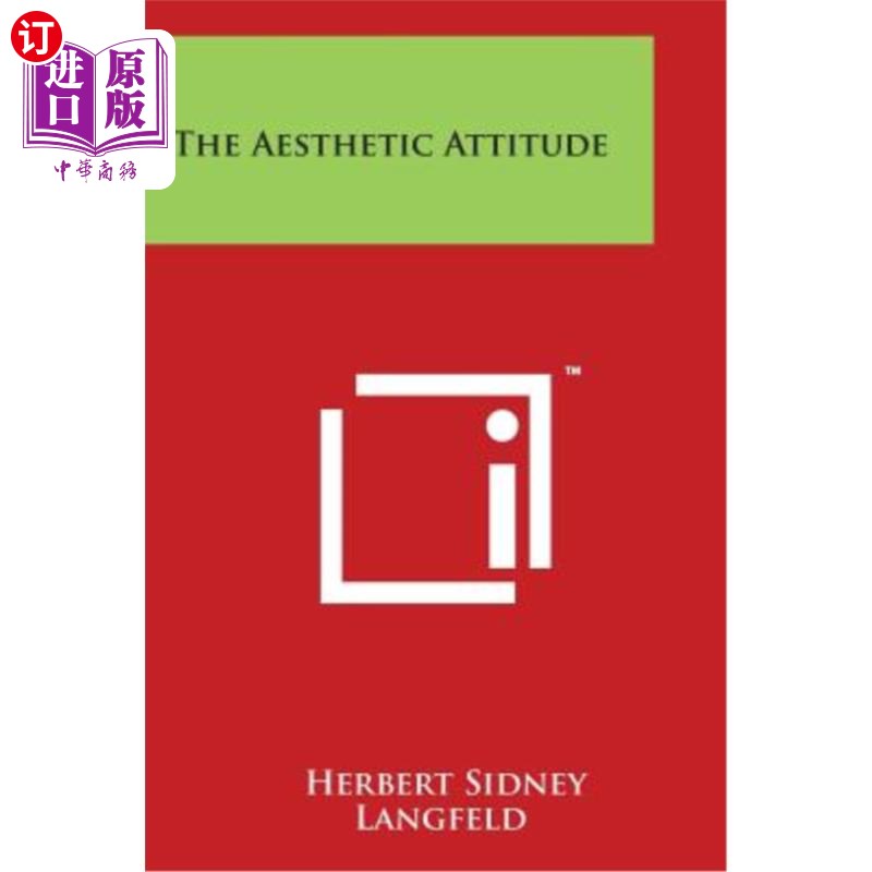 海外直订the aesthetic attitude 审美态度