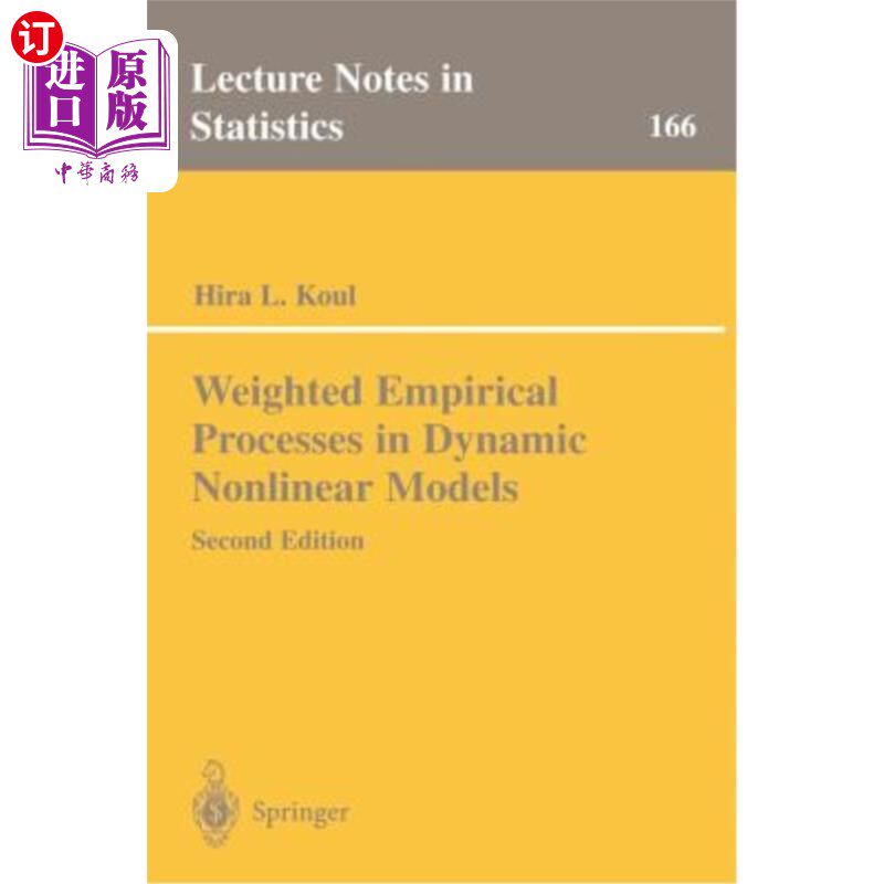 海外直订医药图书Weighted Empirical Processes in Dynamic Nonlinear Models 动态非线性模型的加权经验过程