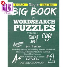 海外直订OLLY'S BIG BOOK OF WORDSEARCH PUZZLES - Volume 1 Third Edition 奥利的字谜大书-第一卷第三版