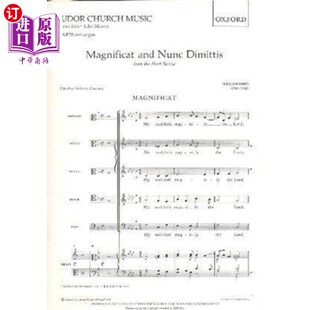 海外直订Magnificat and Nunc Dimittis (from Short Service) magnificate和Nunc Dimittis（来自短期服务）